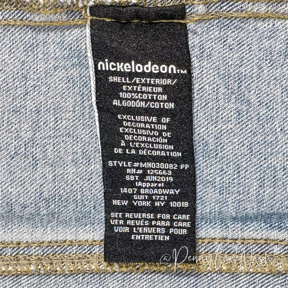 Members Only Nickelodeon Cartoon Handpainted Jean Jacket RARE - Picture 4 of 12